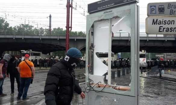 В Брюсселе массовые акции завершились столкновениями: есть пострадавшие, - ФОТО