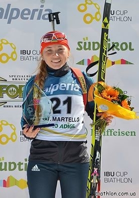 Украинская биатлонистка на этапе Кубка IBU завоевала золотую медаль