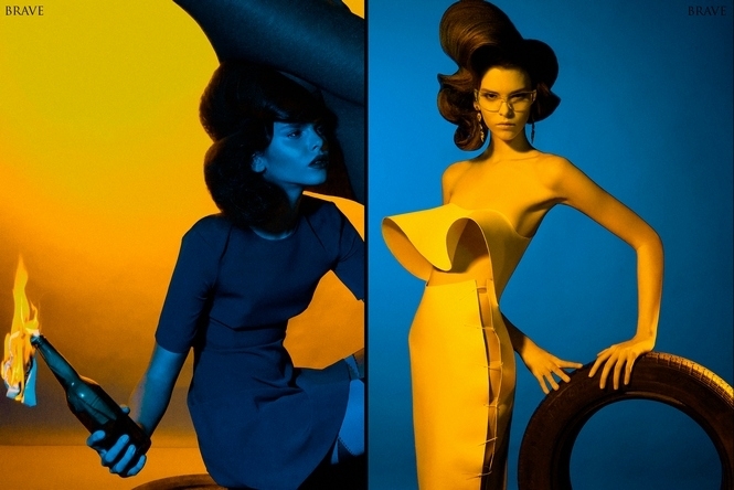 Blue & Yellow Fashion: Венгерская fashion-съемка на поддержку Украины 