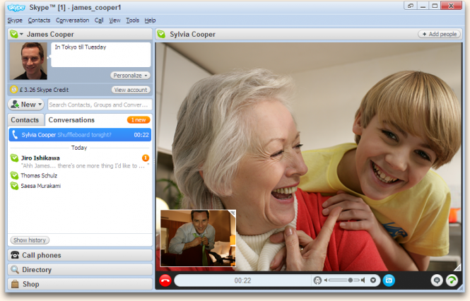 Від сьогодні у Skype можна надсилати відеоповідомлення