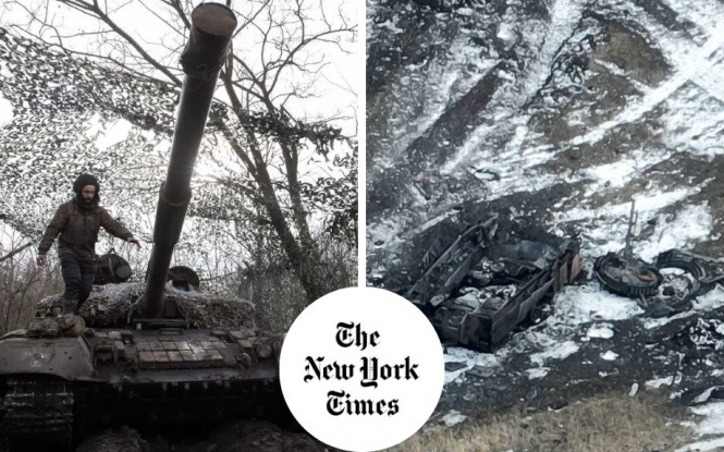 В грандіозній танковій битві росія була розгромлена. "Вони зробили дурню, що прийшли в Україну" – New York Times