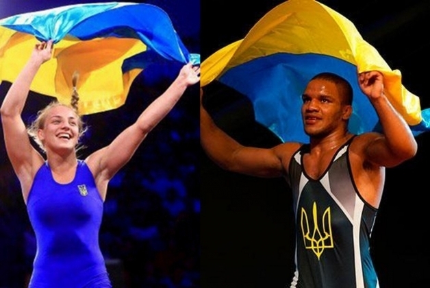 Украинцев Оксану Гергель и Жана Беленюка признали лучшими борцами в мире