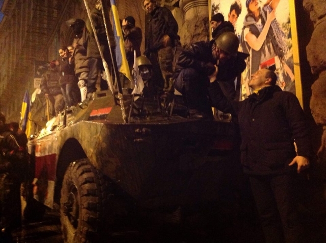 На защиту Майдана есть свой БТР 