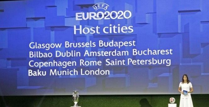 УЕФА определила 13 городов Европы, которые будут принимать Евро-2020