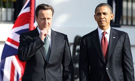 Обама и Кэмерон обсудили возможные пути решения конфликта на Донбассе