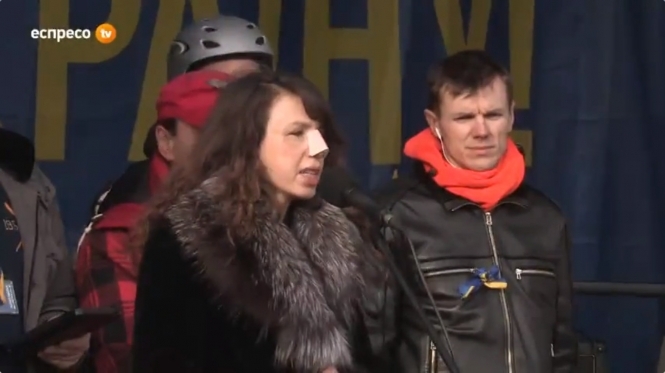 Чорновол на Майдані: все, що я писала про Януковича, виявилось правдою