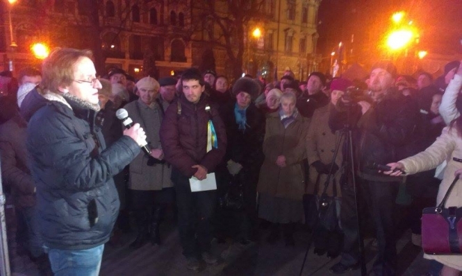 У Львові журналісти вимагають відставки Захарченка (фото)