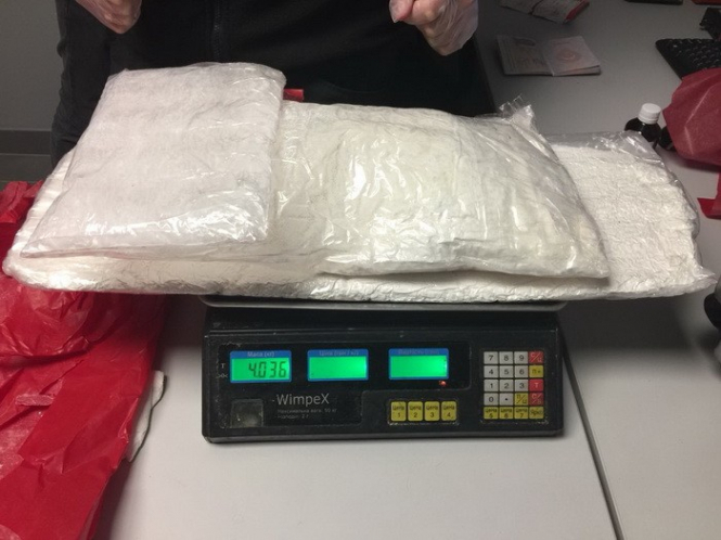 В Одесском международном аэропорту изъяли 4 килограмма кокаина