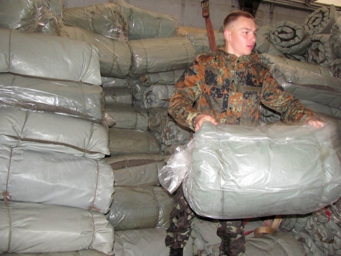 Украинская армия получила первую партию гуманитарной помощи из Польши