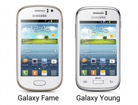 Samsung анонсувала вихід нових смартфонів Galaxy Fame та Young