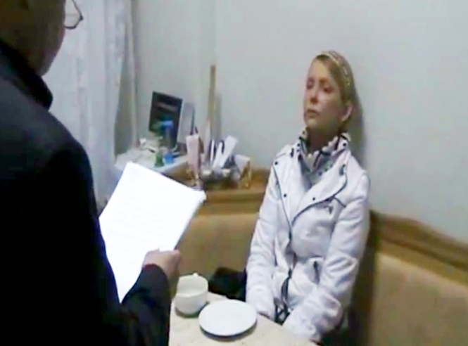 Тюремники опублікували відео, на якому Тимошенко відмовляється від побачень