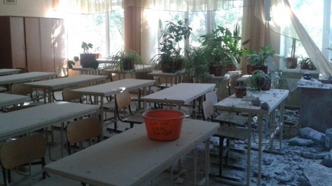 СБУ заявляет о причастности террористов к обстрелу школы в Донецке