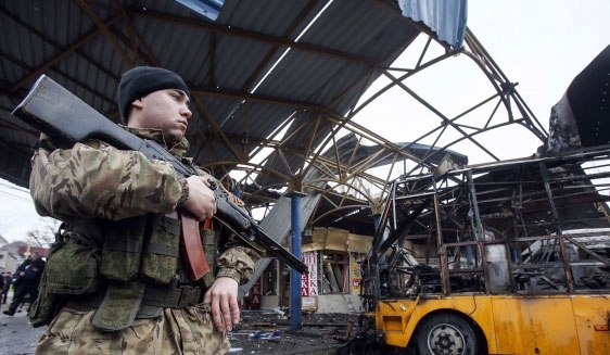 СБУ перехватила разговор террористов о том, что Донецк из минометов обстреливают 