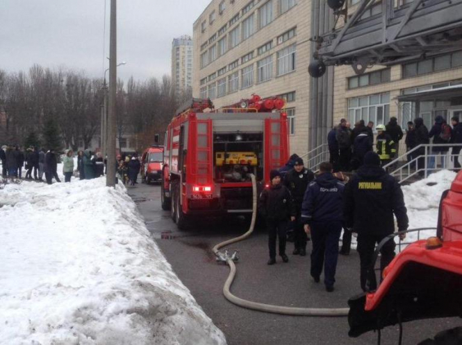 В Киеве произошел пожар в авиационном университете
