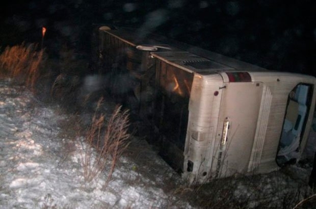 У Тернопільській області перекинувся автобус: 5 паломників постраждали