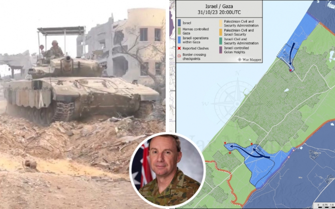 Численні просування Ізраїлю в Газу. В центрі уваги – оперативний план війни – Мік Раян