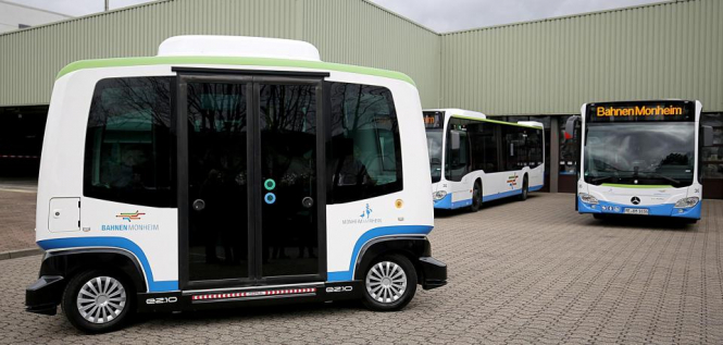 В немецком городе появятся самоуправляемые электрические автобусы