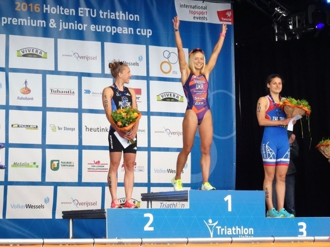 Українка Єлістратова перемогла на етапі Кубка Європи з триатлону