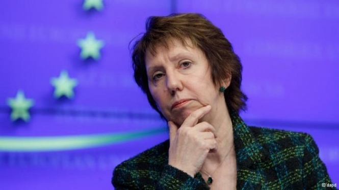 Кэтрин Эштон призвала украинцев защитить суверенитет и территориальную целостность своего государства 