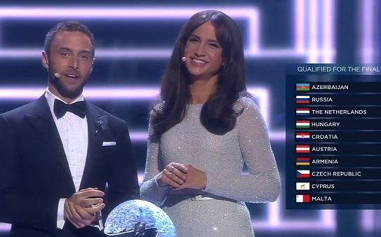 На Евровидении определилась первая десятка финалистов