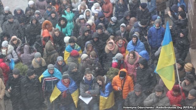 Активисты Майдана начали выполения требования Присяжнюка по освобождению здания Минагрополитики