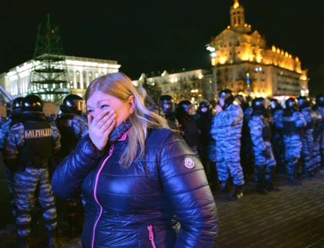 "Беркут" розігнав Євромайдан (відео)