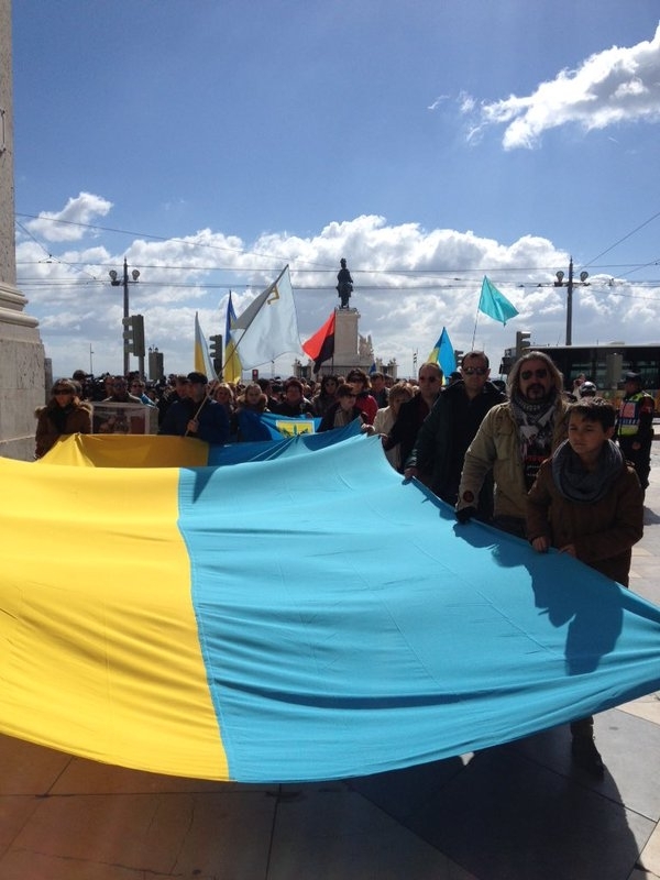 В Европе проходят митинги против агрессии России в Украине