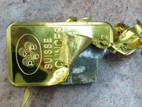 Швейцарці підробили злиток золота найвищої проби (фото)