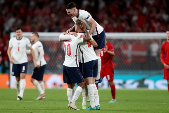 Сборная Англии обыграла Данию и выходит в финал Евро-2020