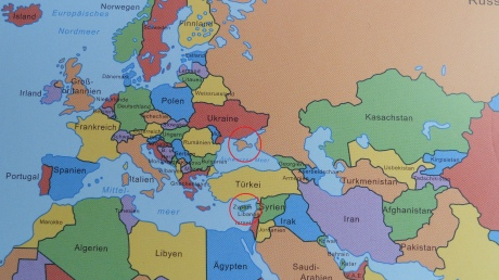 В Германии в учебнике немецкого языка Крым обозначили как территорию России