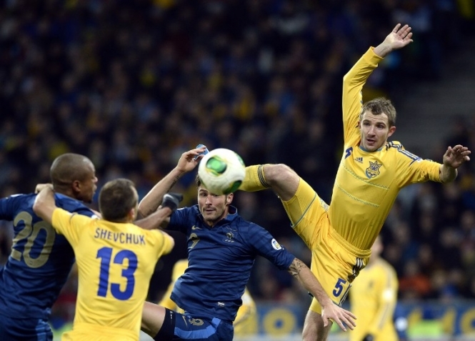 Україна із рахунком 2:0 перемогла збірну Франції