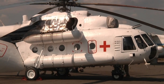 Нацгвардия получила вертолет для эвакуации раненых в зоне АТО - видео