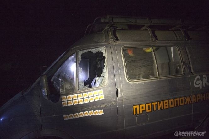 В России избили активистов Greenpeace, которые приехали тушить пожары
