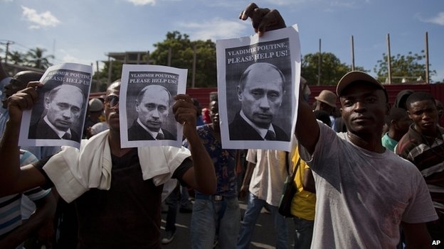 Протестувальники в Гаїті просять допомоги Путіна