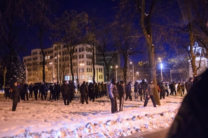 В Харькове хотят эвакуировать майдановцев с ОГА из-за 