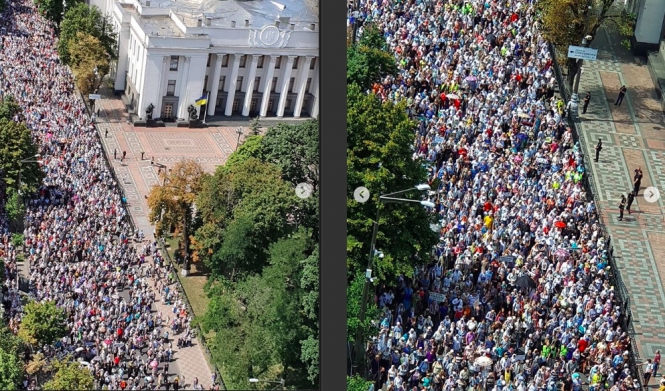 Аваков повідомив, що у хресній ході в столиці взяли участь близько 30 тисяч людей 