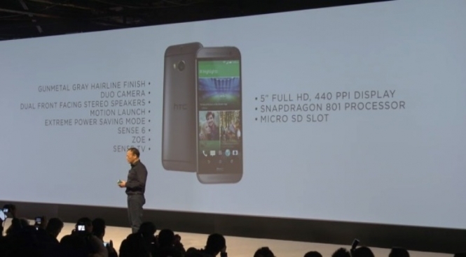 HTC представив новий флагман HTC One (M8) з подвійною камерою