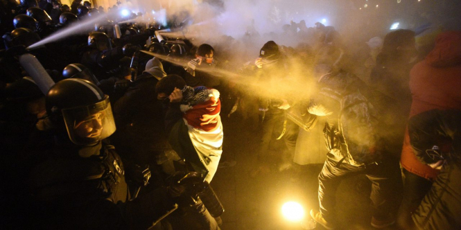 У Будапешті за два дні протестів затримали понад 50 осіб, постраждали 14 поліцейських
