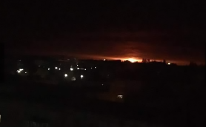 Вблизи Ични горят склады боеприпасов, идет эвакуация