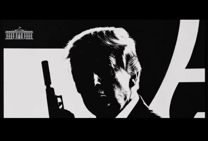 Білий дім показав Трампа в ролі агента 007

