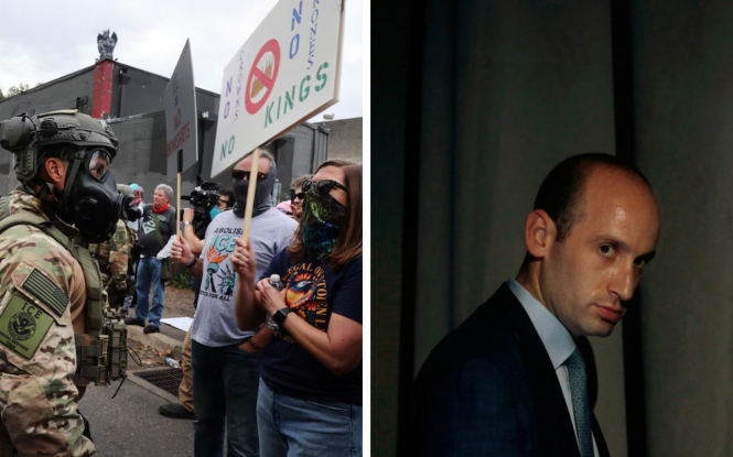 Фашизм крокує Америкою? Трамп шукає привід, щоб запровадити воєнний стан, а його радник готує ґрунт для репресій проти незгодних 