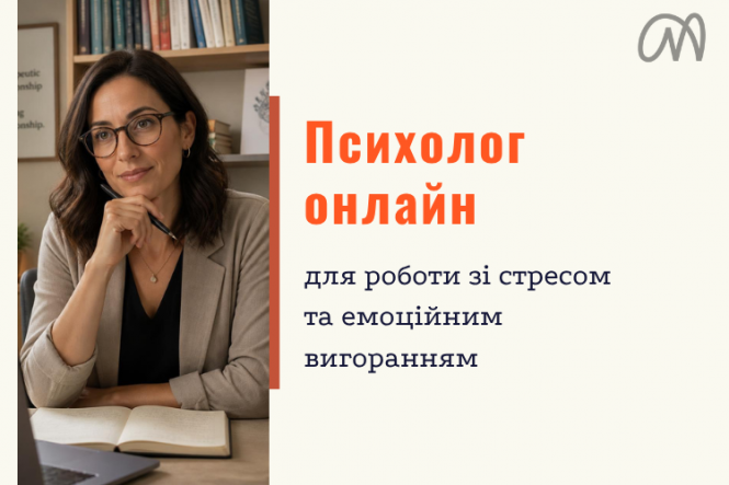 Психолог онлайн для роботи зі стресом та емоційним вигоранням