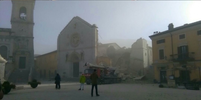 В Италии произошло мощное землетрясение магнитудой 6,6 баллов