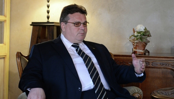 Глава МИД Литвы посетит Украину 28