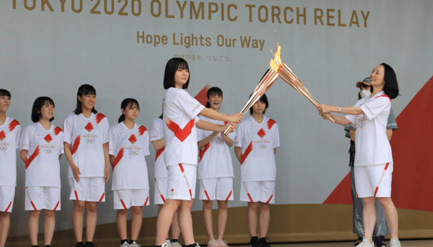 В Токио прибыл Олимпийский огонь
