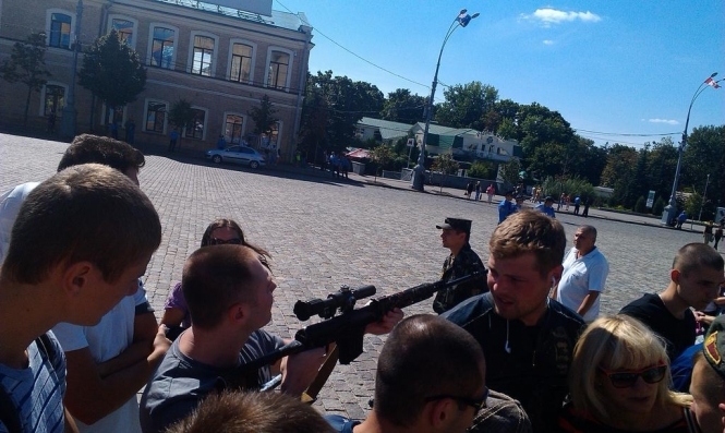 В Харькове военные готовили людей к ведению боевых действий