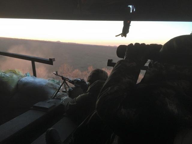 В Зайцево между силами АТО и боевиками почти час шел бой, - штаб