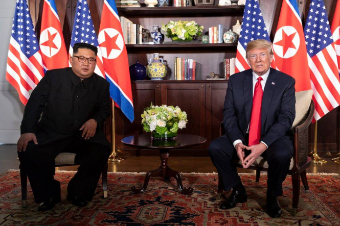 Белый дом опубликовал видео, которое Трамп показал Ким Чен Ину на саммите в Сингапуре