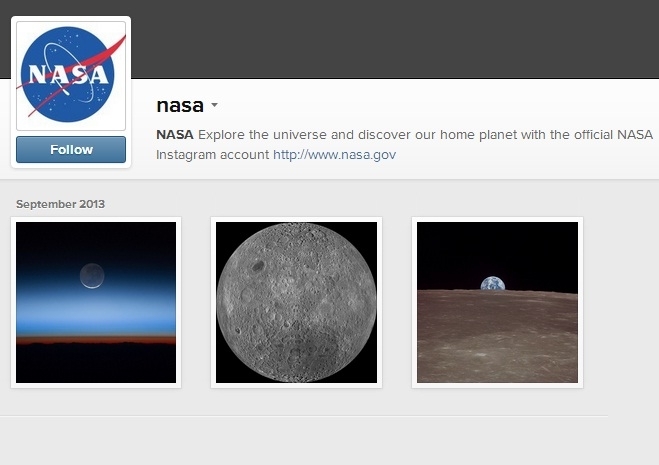 NASA завело акаунт в Instagram
