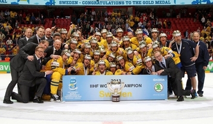 Чемпіонами світу з хокею стали шведи
